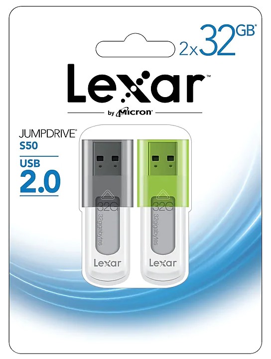Paket od 2x Lexar Jump Flash Drive 2.0 sa 32GB Memorije